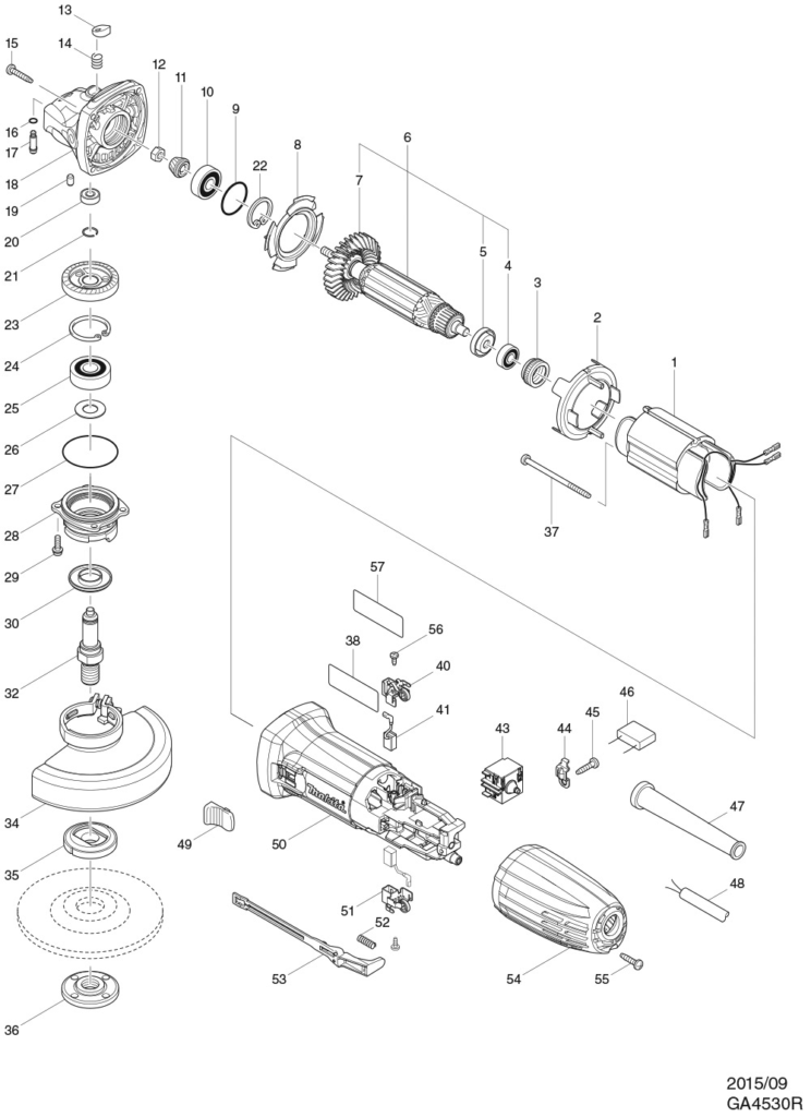 Makita GA4530 Dişli